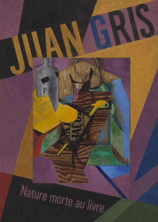 Juan Gris Nature Morte Au Livre No4 - Poster