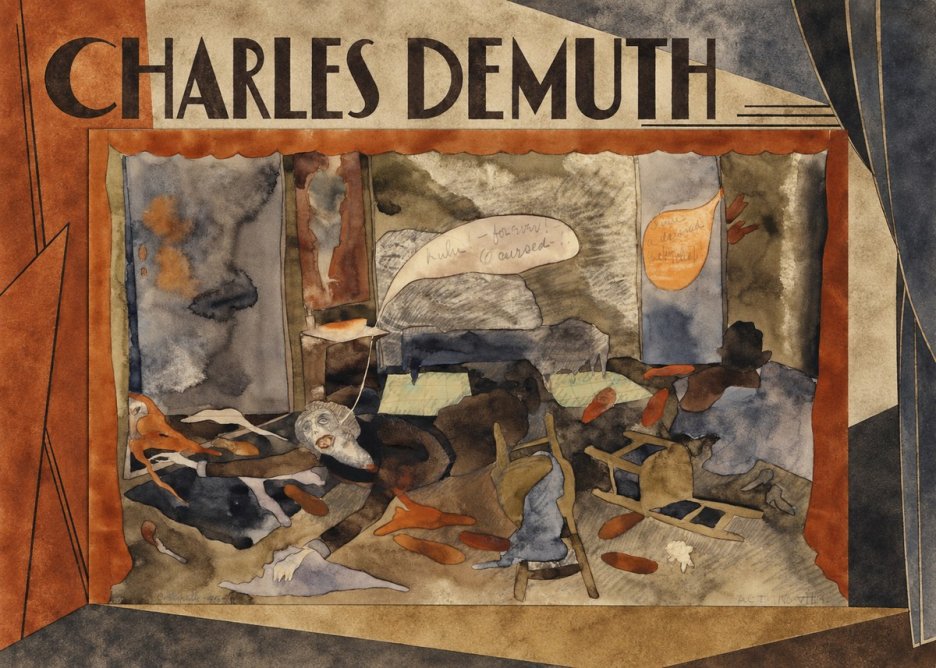 Charles Demuth The Death of Countess Geschwitz No3 - Poster