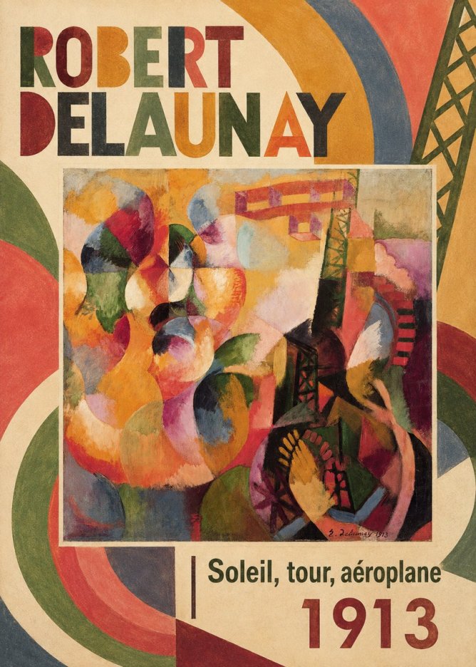Robert Delaunay Soleil, Tour, Aéroplane No2 - Poster