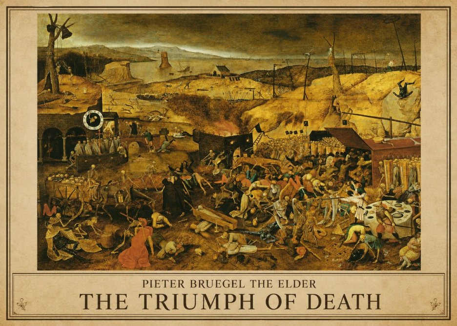 Pieter Bruegel The Triumph of Death I No1 - Poster