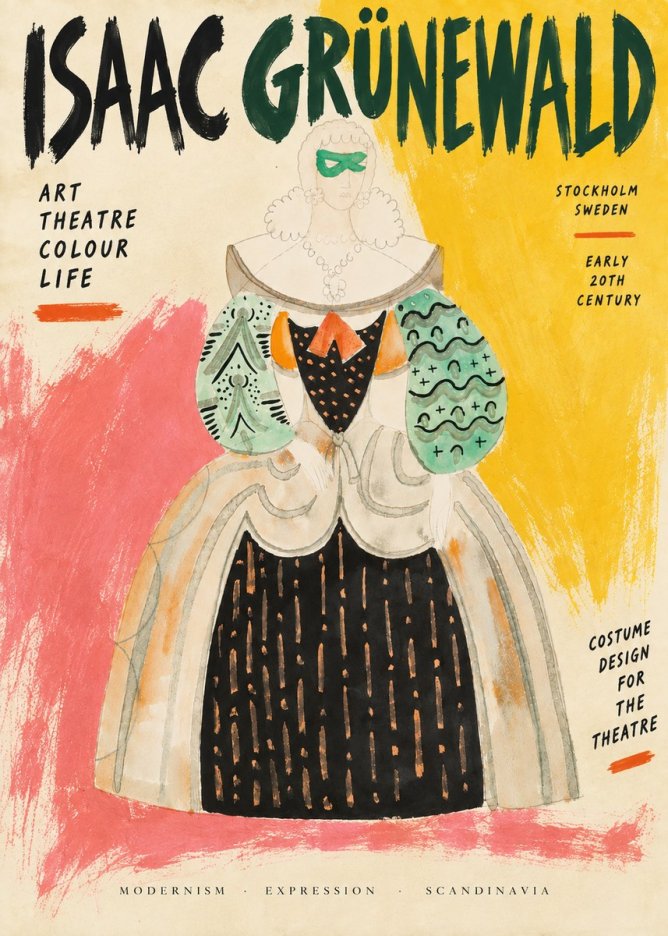 Isaac Grünewald Costume for the Theatre No6 - Poster