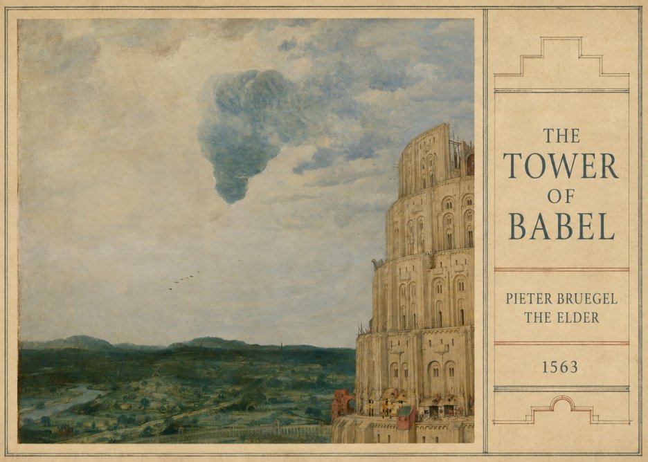Pieter Bruegel The Tower of Babel VIII No3 - Poster