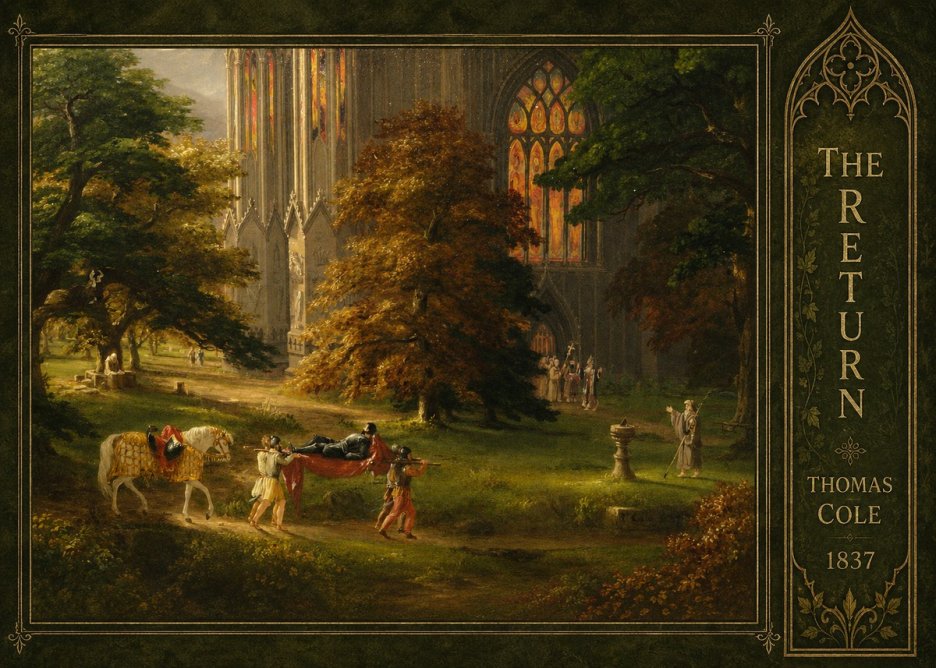 Thomas Cole The Return II No2 - Poster