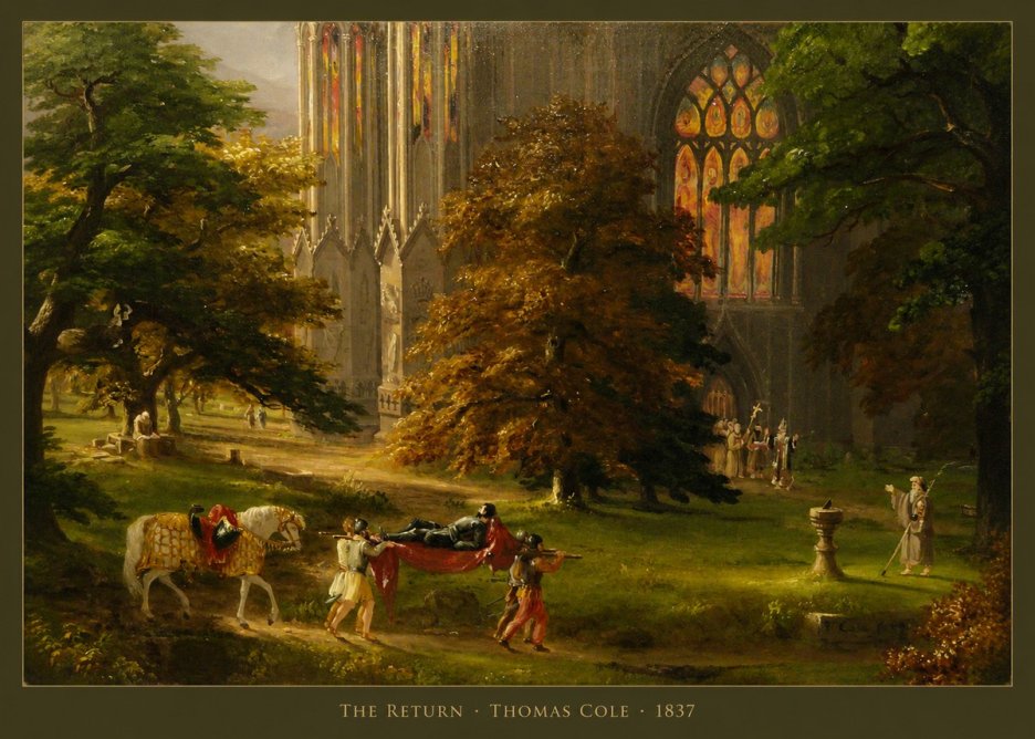 Thomas Cole The Return II No5 - Poster