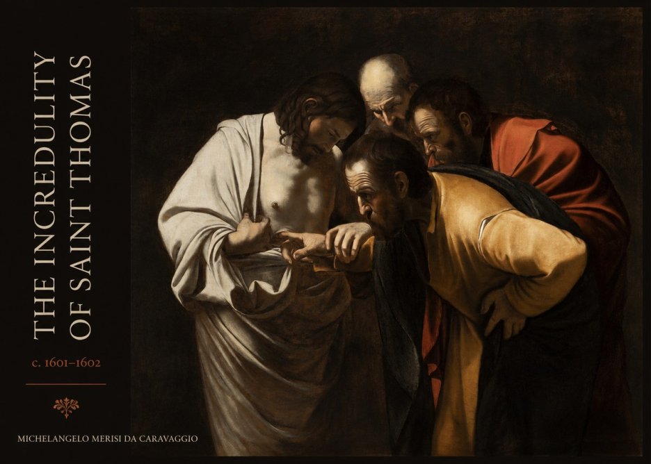 Michelangelo Merisi da Caravaggio The Incredulity of Saint Thomas III No4 - Poster
