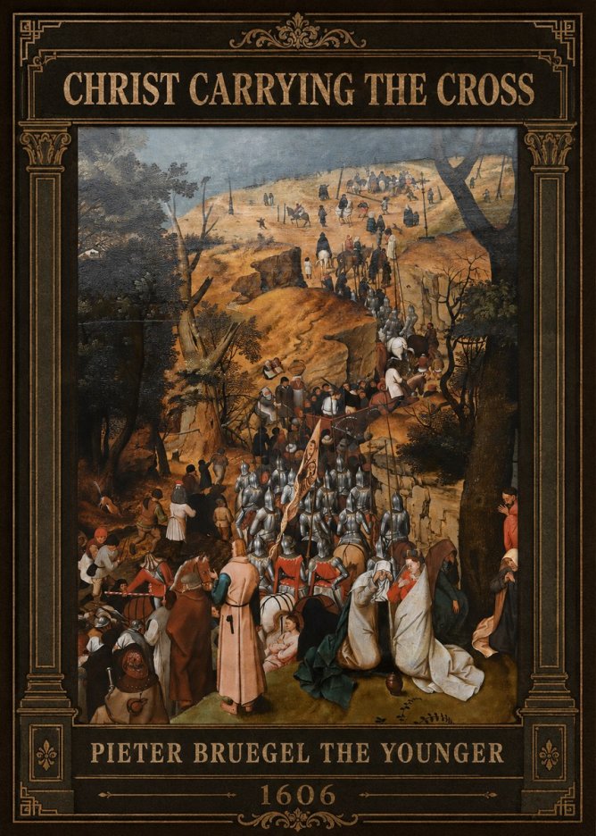 Pieter Bruegel Christ Carrying the Cross I No2 - Poster