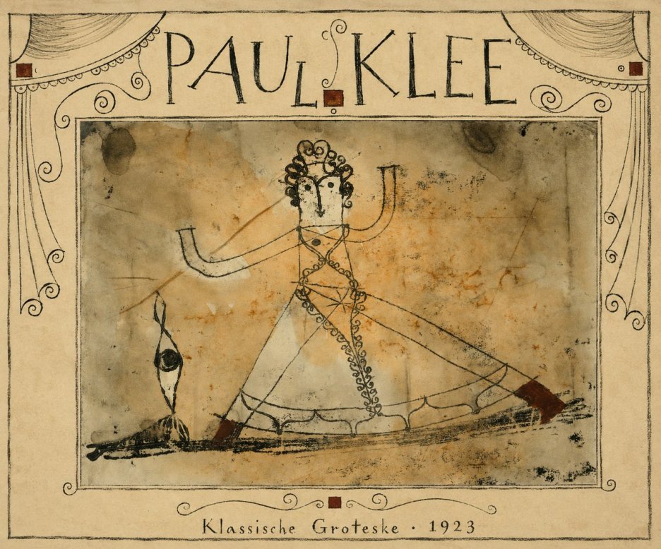 Paul Klee Klassische Groteske No6 - Poster