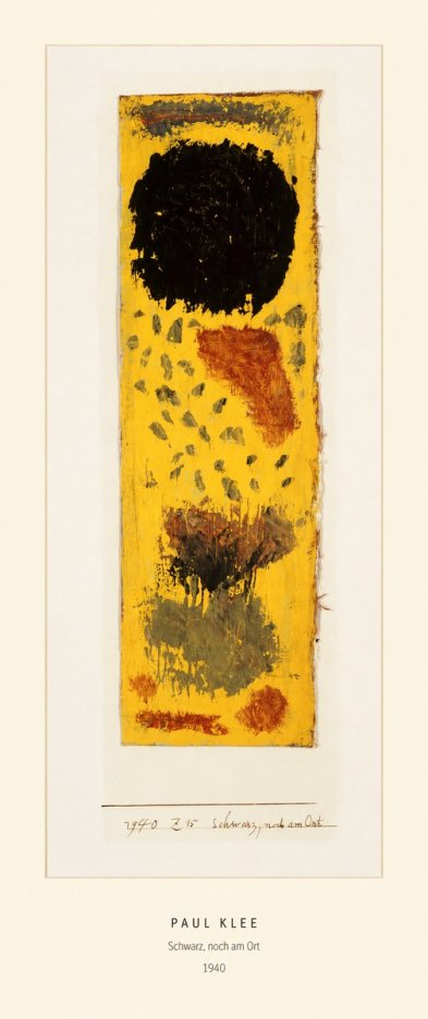 Paul Klee Schwarz, Noch Am Ort No5 - Poster