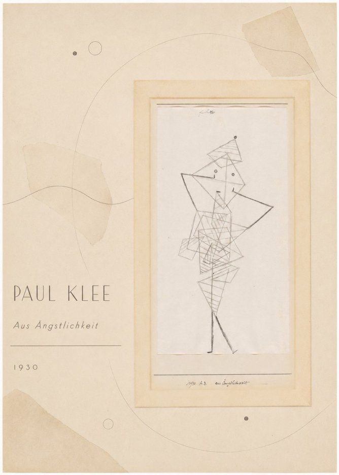 Paul Klee Aus Ängstlichkeit No4 - Poster