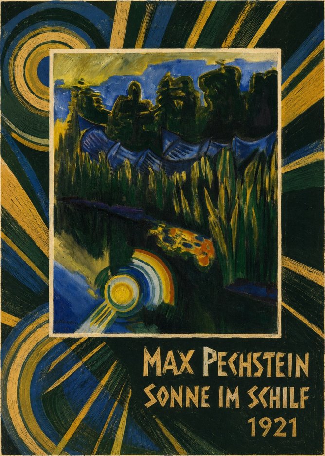 Max Pechstein Sonne Im Schilf No4 - Poster