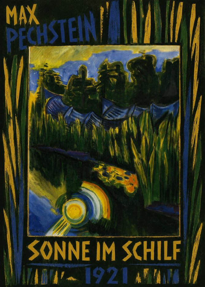 Max Pechstein Sonne Im Schilf No5 - Poster