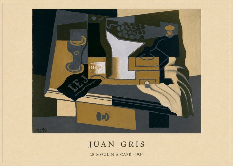 Juan Gris Le Moulin À Café No3 - Poster