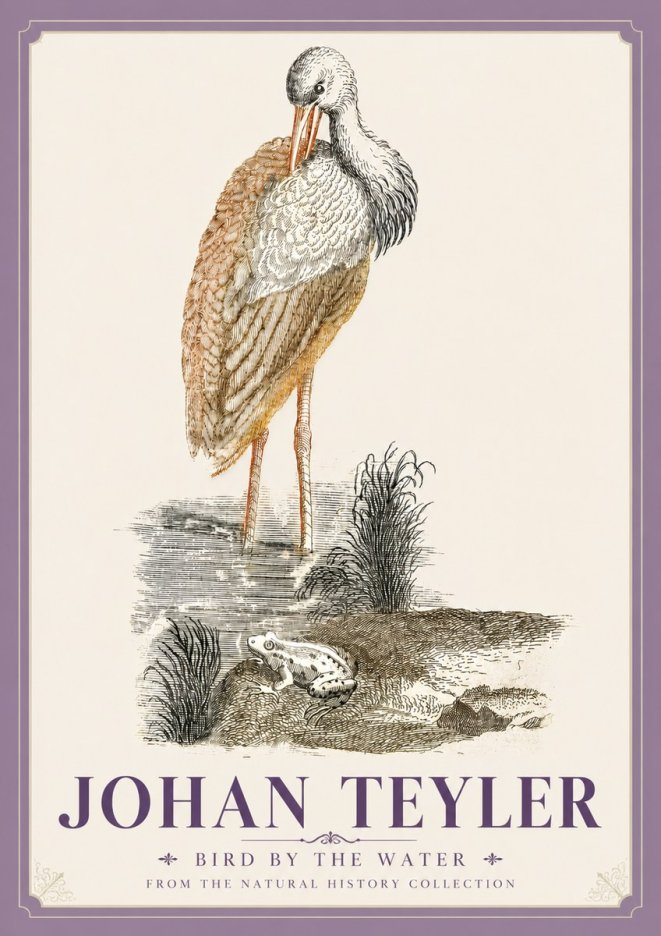 Johan Teyler Bird by the Water No5 - Poster