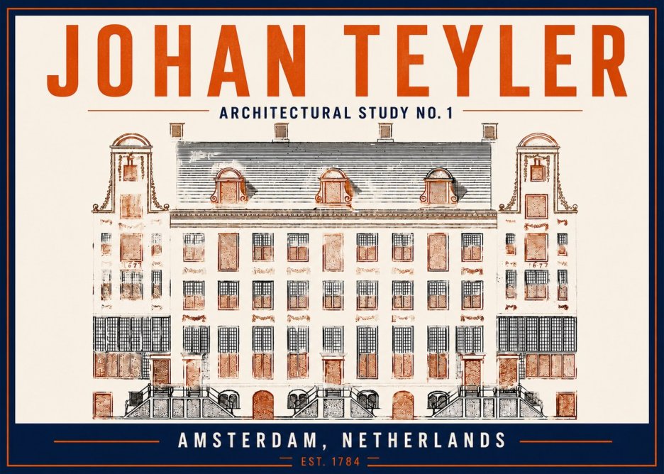 Johan Teyler Architectural Study No. 1 I No5 - Poster
