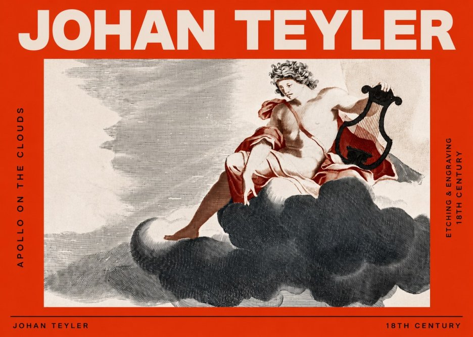 Johan Teyler Apollo on the Clouds No2 - Poster