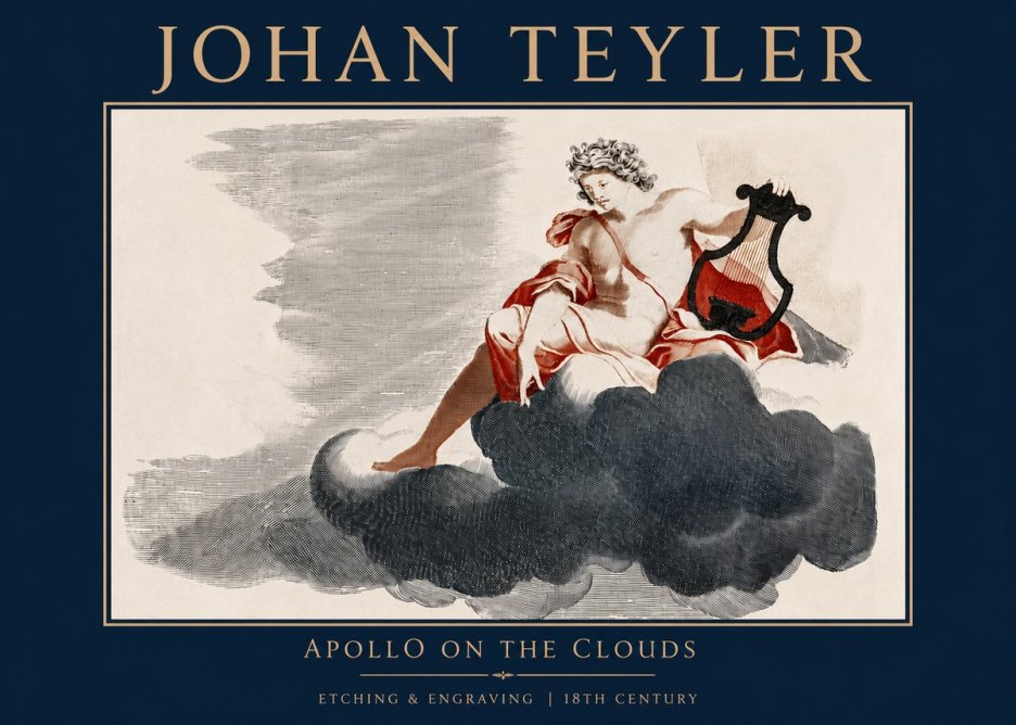 Johan Teyler Apollo on the Clouds No3 - Poster