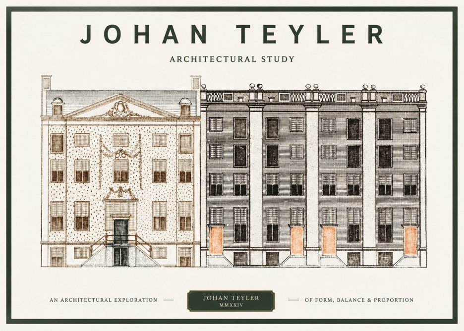Johan Teyler Architectural Study IV No1 - Poster