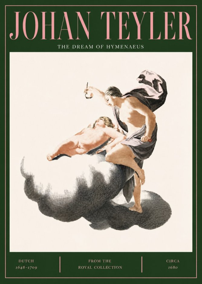 Johan Teyler The Dream of Hymenaeus No4 - Poster