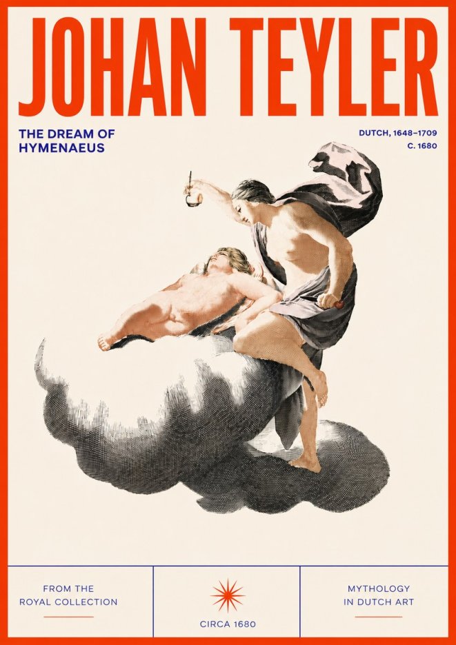 Johan Teyler The Dream of Hymenaeus No5 - Poster