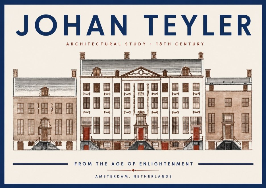 Johan Teyler Architectural Study VII No6 - Poster