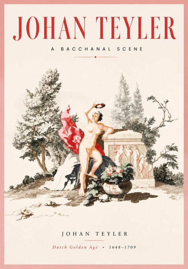 Johan Teyler A Bacchanal Scene No3 - Poster