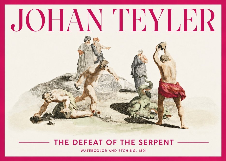 Johan Teyler Study of Ulysses and Polyphemus No4 - Poster