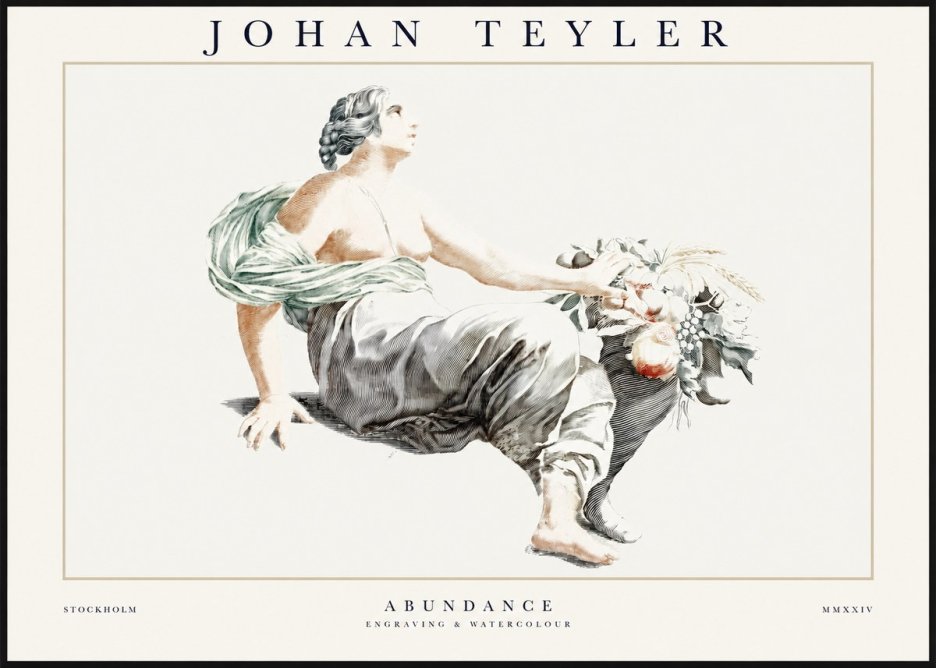 Johan Teyler Abundance No1 - Poster