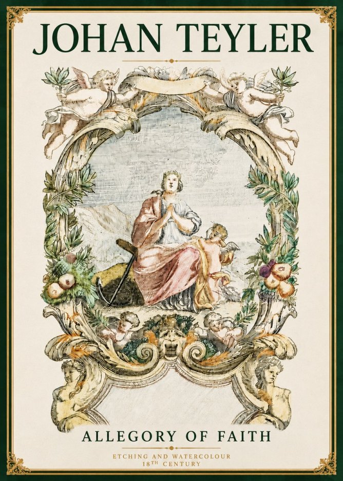 Johan Teyler Allegory of Faith No4 - Poster