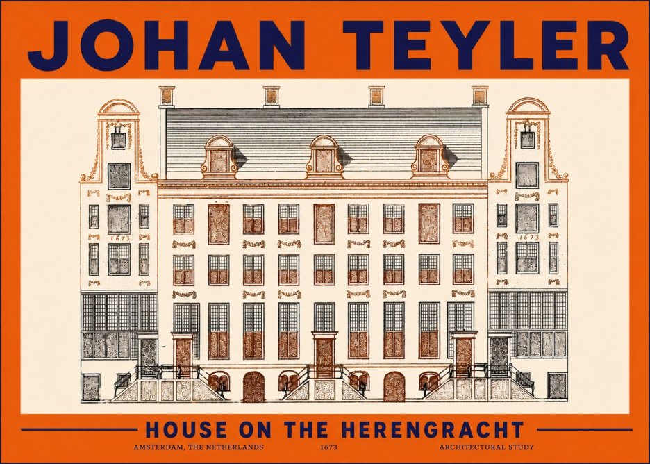Johan Teyler Architectural Study VIII No5 - Poster
