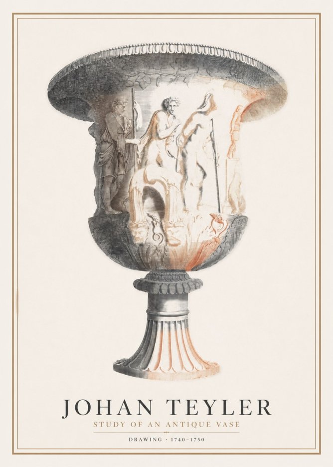 Johan Teyler Classical Urn No2 - Poster