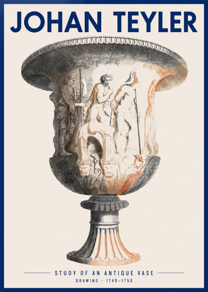 Johan Teyler Classical Urn No3 - Poster