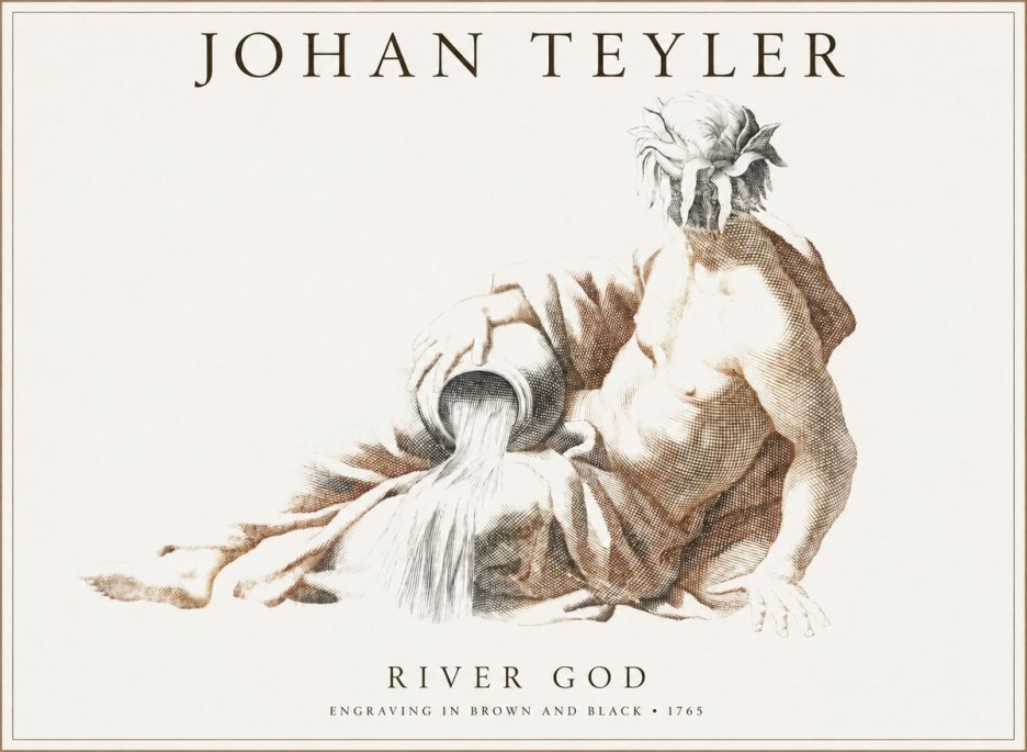 Johan Teyler River God No1 - Poster