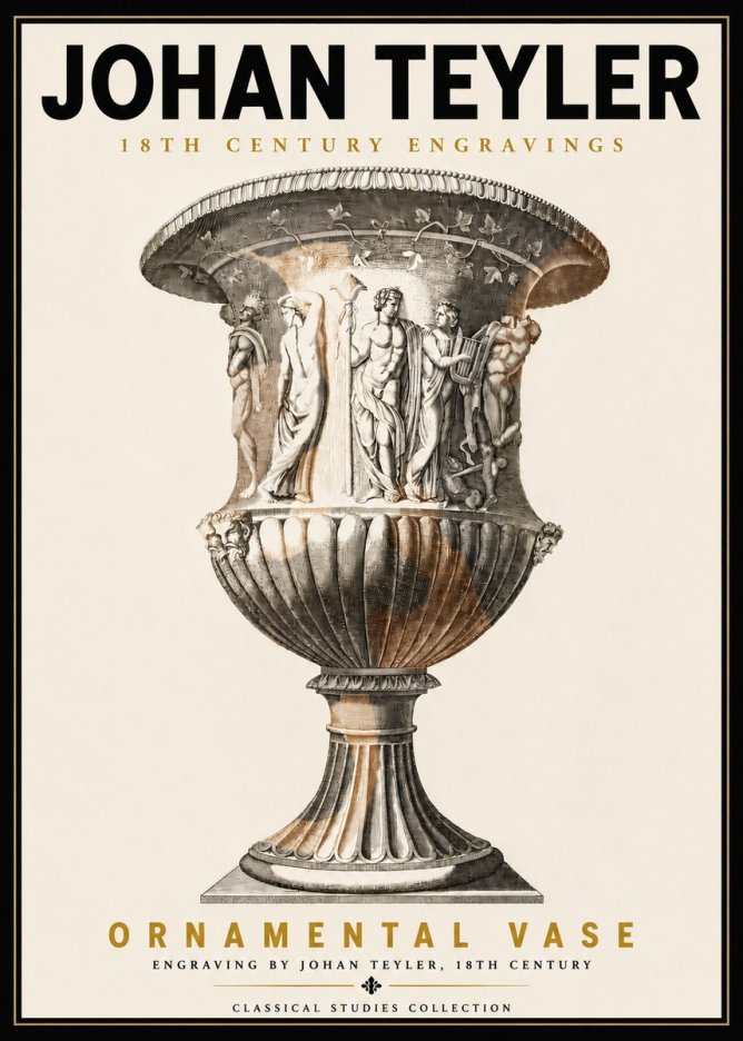 Johan Teyler Ornamental Vase II No5 - Poster