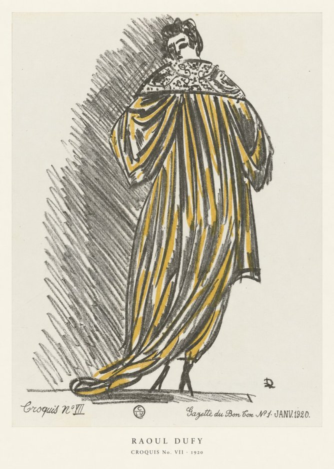 Raoul Dufy Croquis No. Vii No5 - Poster