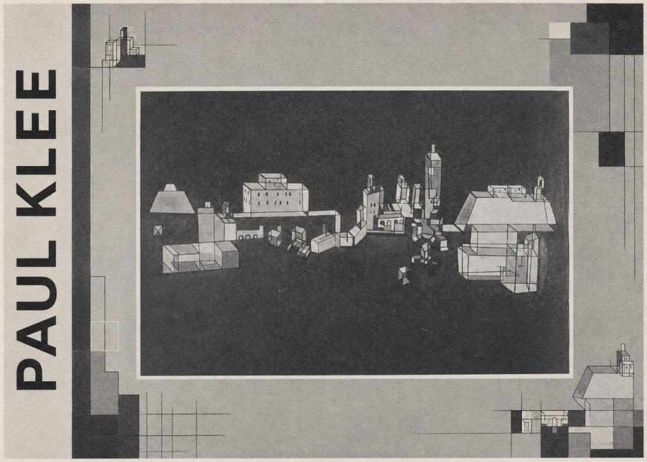Paul Klee Architectural Forms No4 - Poster