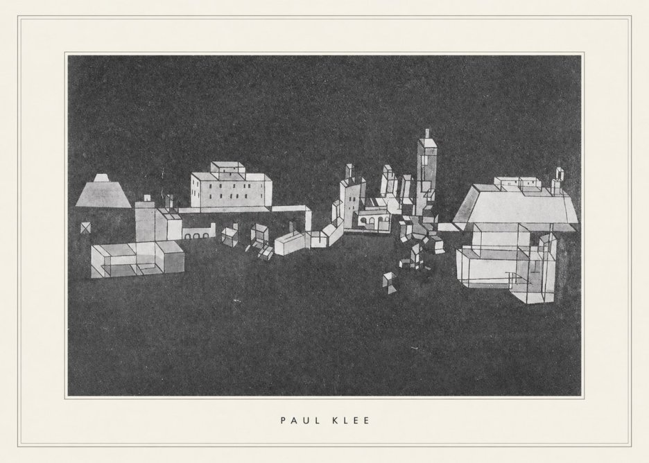 Paul Klee Architectural Forms No5 - Poster