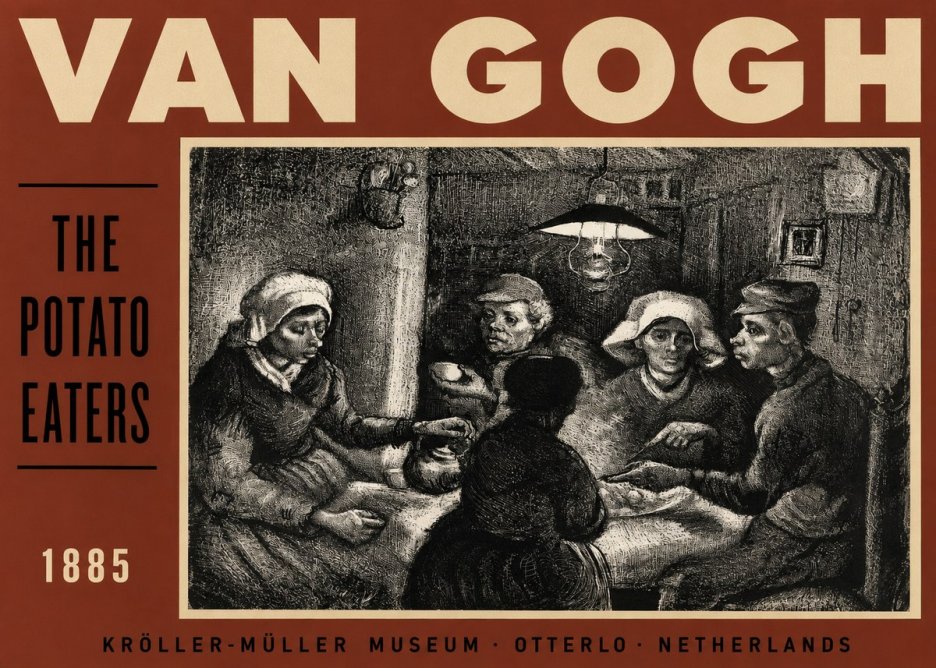Van Gogh The Potato Eaters I No3 - Poster
