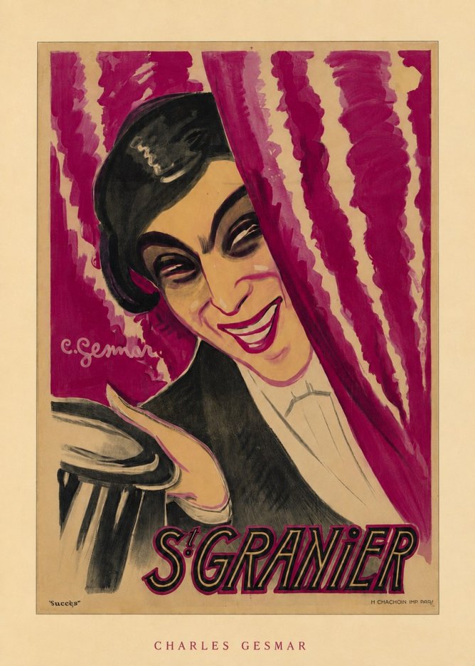 Charles Gesmar S! Granier I No6 - Poster
