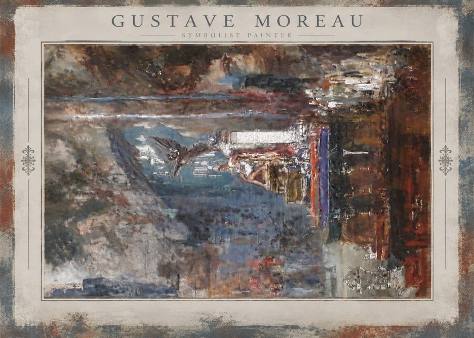 Gustave Moreau Visionary Composition No5 - Poster