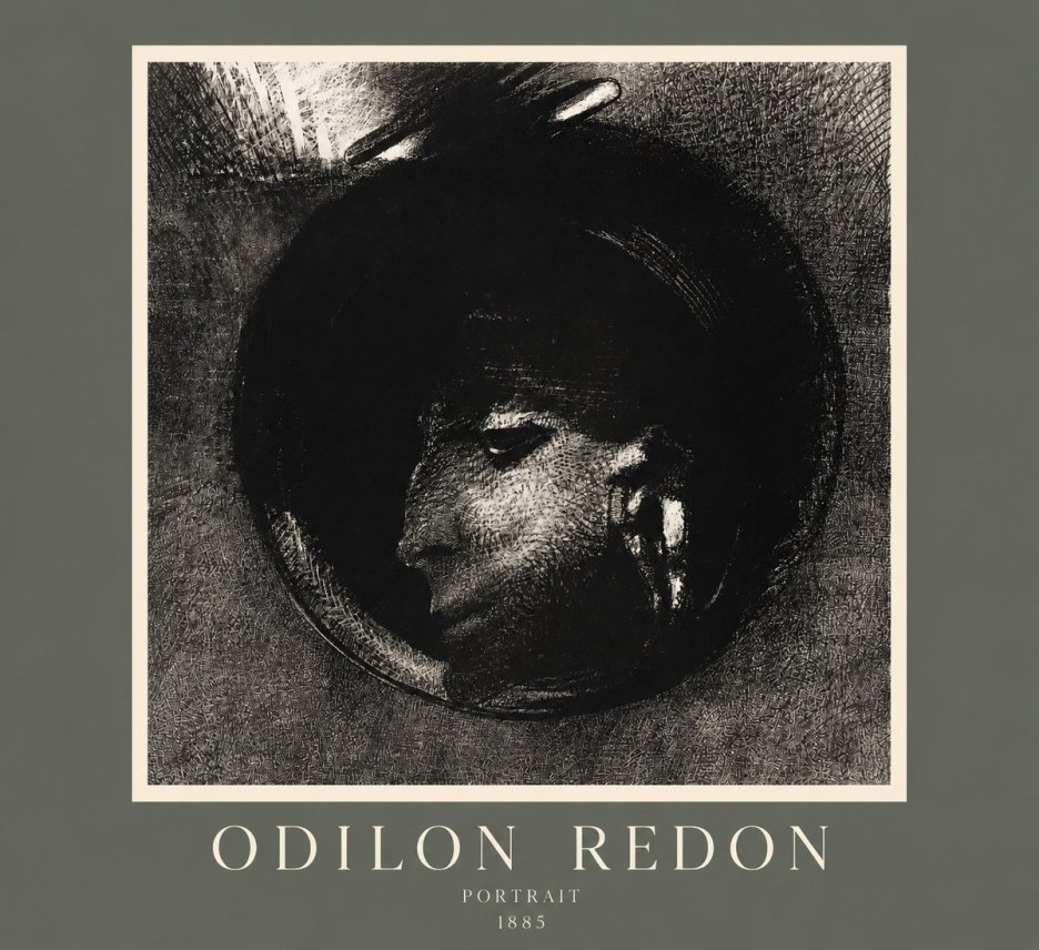 Odilon Redon Portrait No2 - Poster