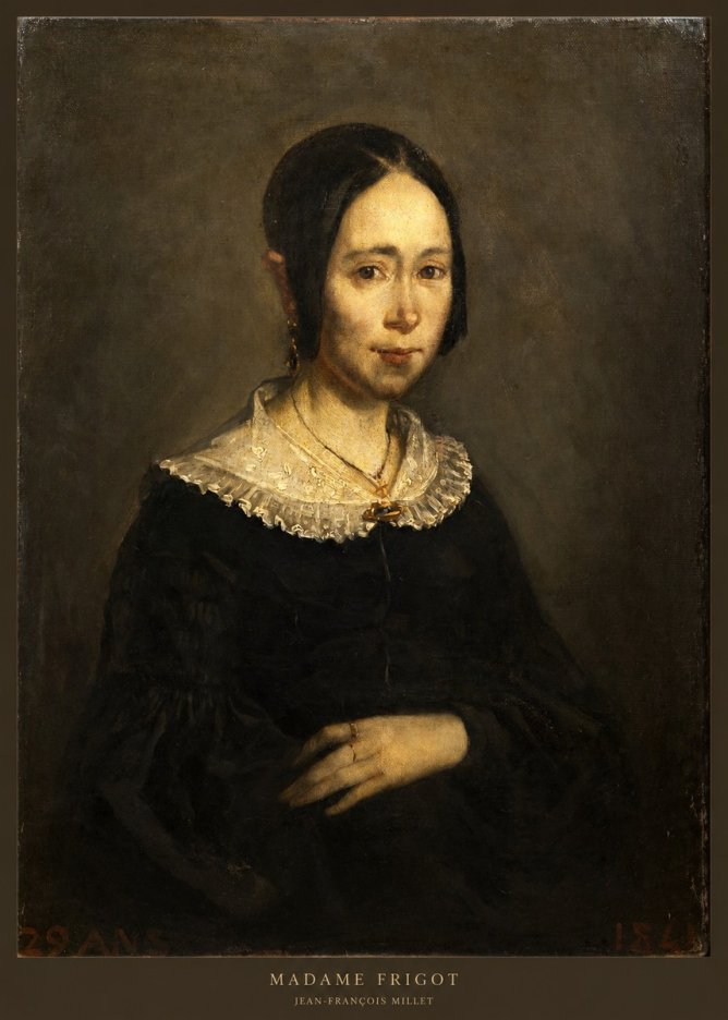 Jean-François Millet Madame Frigot No6 - Poster