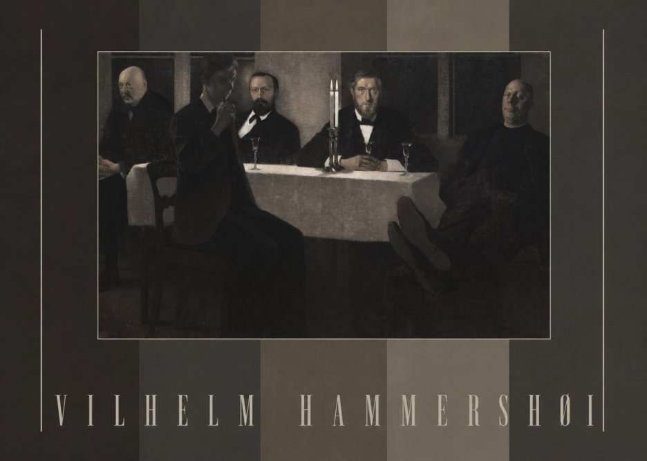 Vilhelm Hammershøi Five Portraits II No5 - Poster