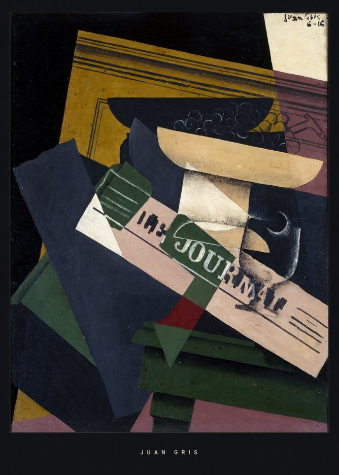 Juan Gris Journal No6 - Poster