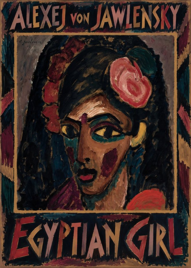 Alexej von Jawlensky Egyptian Girl No1 - Poster