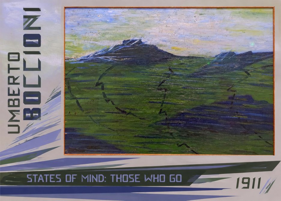 Umberto Boccioni States of Mind: Those Who Go No2 - Poster