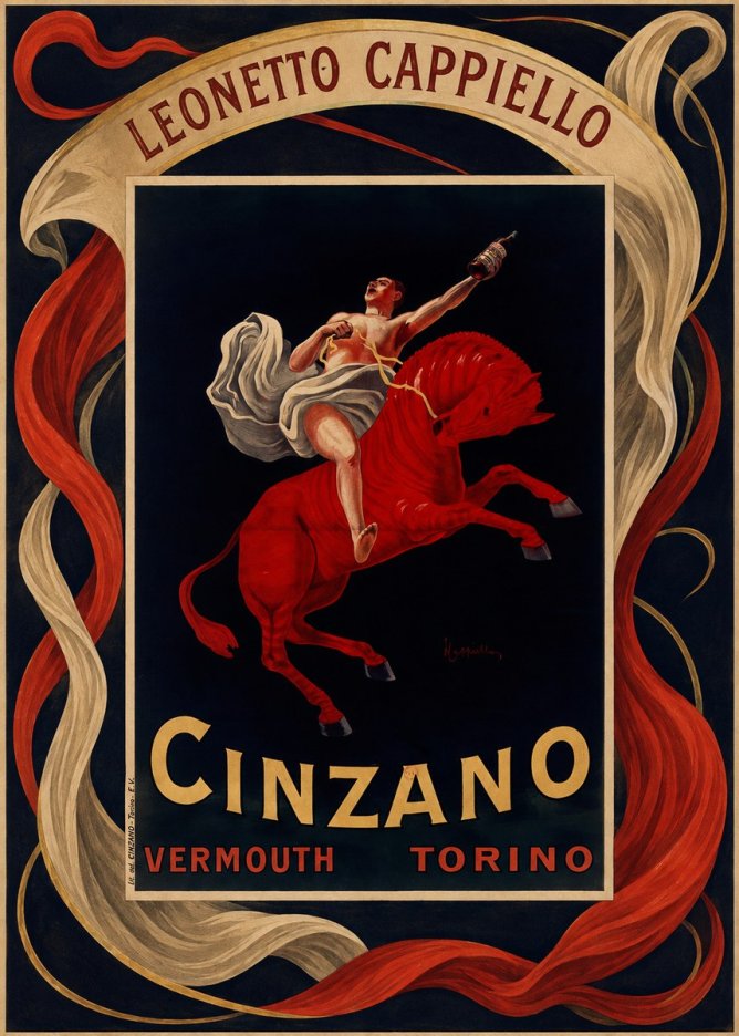 Leonetto Cappiello Cinzano Vermouth No3 - Poster