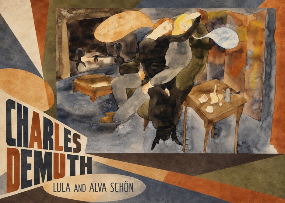 Charles Demuth Lula and Alva Schön No3 - Poster