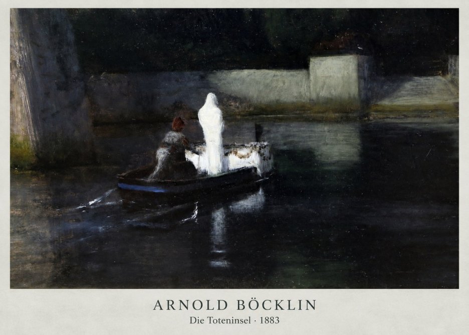Arnold Böcklin Die Toteninsel III No2 - Poster