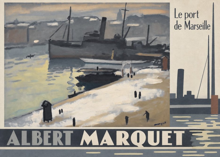 Albert Marquet Le Port De Marseille I No6 - Poster