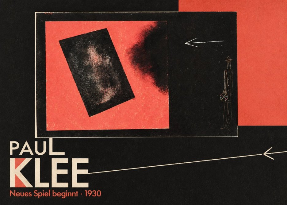 Paul Klee Neues Spiel Beginnt No6 - Poster